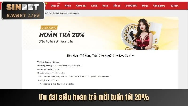 Trò chơi Casino Trực tuyến với người chia bài thật